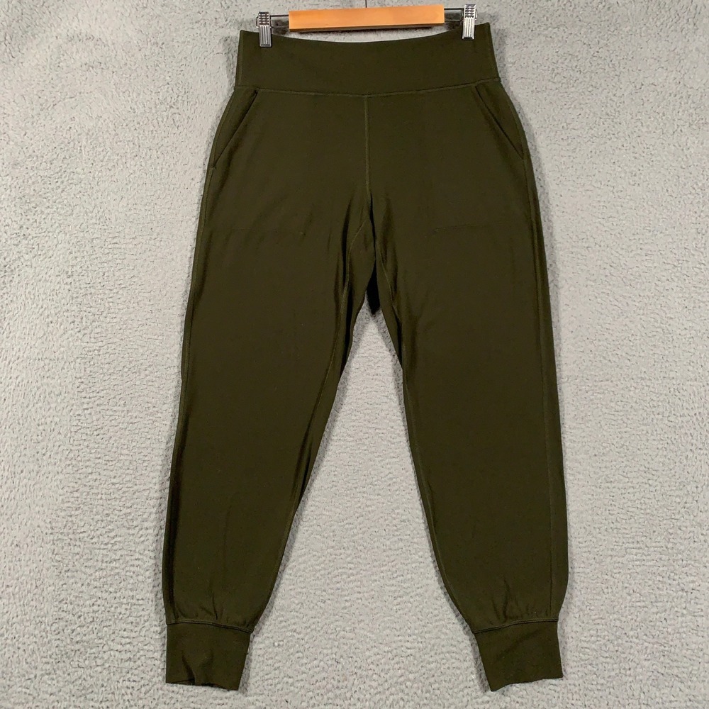 Lululemon Align Jogger Pant Womens 10 Dark Olive Green High Rise Nulu Activewear